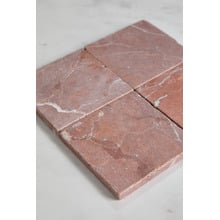 Isha 100 x 100mm Tumbled Merlot Marble Square Tile